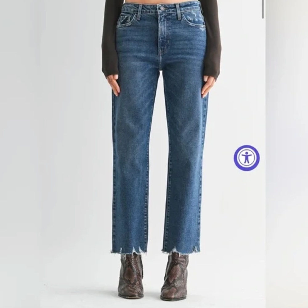 Just Black straight leg jeans size 25